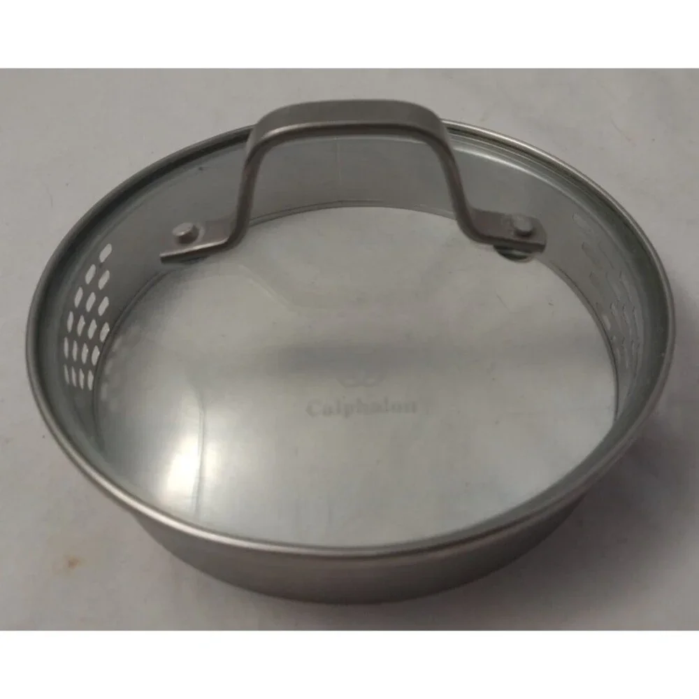 Calphalon Glass/Stainless Steel 7 Inch Strainer Steamer LID ONLY